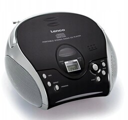 BOOMBOX LENCO SCD24 CD czarno-srebrny