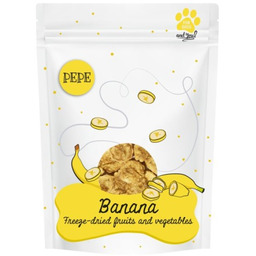 Paka Zwierzaka Przysmak Liofilizowany Lio PEPE Banana banan
