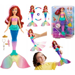 Disney Princess Mała Syrenka Ariel ruchomy ogon, zmieniająca
