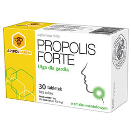Propolis Forte o smaku mentolowym, 30 tabl. ->