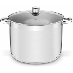 Garnek Prosty Indukcja Stalowy Wysoki Duży Gastronomiczny Tadar