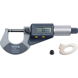 Mikrometr z wyświetlaczem cyfrowym Yato YT-72305 - 0-25mm
