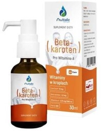 Avitale Beta-karoten Witamina A w kroplach - 30ml