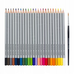 Zestaw 24szt kredki akwarelowe z pędzelkiem Bruynzeel Rijks