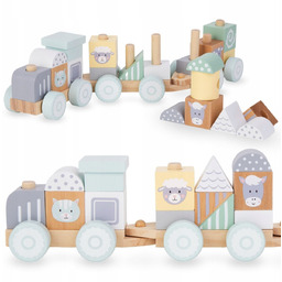 Zabawka Dla 1 5 Rocznego Dziecka Drewniany Pociąg