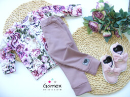 Gamex Komplet Dres Dziewczęcy (spodnie i bluza) Peonia