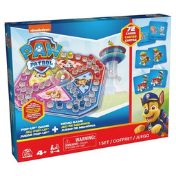 SPIN MASTER Gra planszowa Psi Patrol + Memory