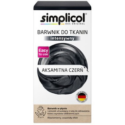SIMPLICOL Barwnik do tkanin Aksamitna Czerń 0.56 kg