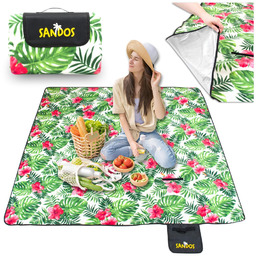 Koc Piknikowy 200X200 Kwiaty