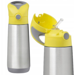 B.box Bidon termiczny ze słomką 500 ml Lemon