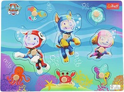 Trefl - Puzzle PAW Patrol, Under Water, Wooden