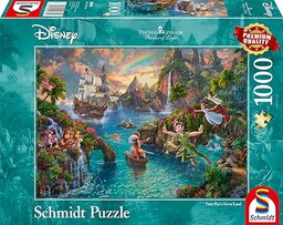 Schmidt, Thomas Kinkade: Disney Peter Pan Puzzle -1000pc,