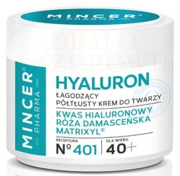 MINCER Hyaluron N403 60+ Krem do twarzy nawilżająco-ujędrniający