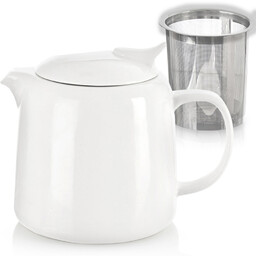 Dzbanek z zaparzaczem do herbaty porcelanowy 650 ml
