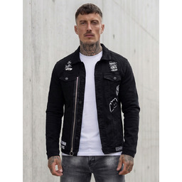 Kurtka męska jeansowa czarna Denley Achille