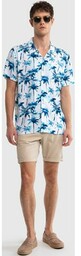 Koszula męska z motywem hawajskim Hawaniso 401