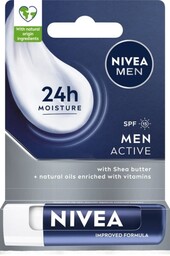 NIVEA MEN Pomadka do ust z masłem shea