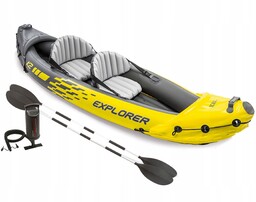 Kajak Dmuchany 2 Osoby Intex 68307 Pompka Wiosła