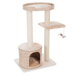 Natural Home II Drapak dla Kota Kremowy 60x48x99,5cm