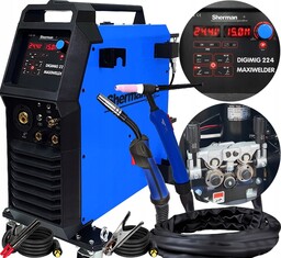 Spawarka Inwertorowa Sherman 4w1 Digimig 224 Maxiwelder 4X4