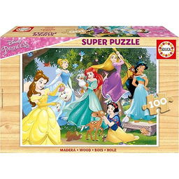 Educa 17628 100 Disney Princesses