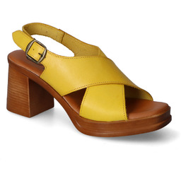 Sandały Hee 26542/Limon Żółte lico