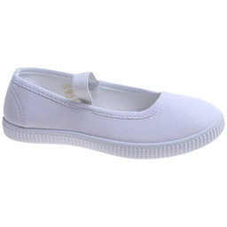 Wsuwane czarne dziewczęce tenisówki balerinki czeszki z paseczkiem