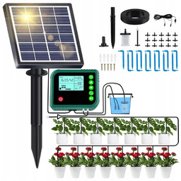 Solar Zestaw System Nawadniania Kropelkowego Kurtyna Wodna Zraszacz