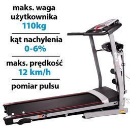 HERTZ FITNESS Bieżnia elektryczna Electra R70 920W 12km//h