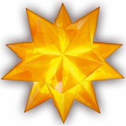 Folia Bringmann Zestaw gwiazdek Bascetta przezroczysta 20 x