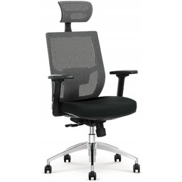 Fotel Gabinetowy Halmar Admiral Szaro-Czarny Ergonomiczny