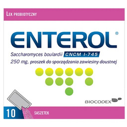 Enterol Lek probiotyczny 250 mg, 10 saszetek