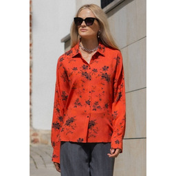 BLUZKA ROSSY - CZERWONO-CZARNA