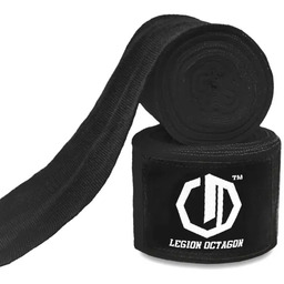 Octagon Owijki/Bandaże Bokserskie Legion Standard Black 4m