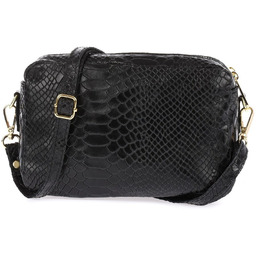 Listonoszka skórzana Beltimore P12 czarna