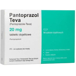 Pantoprazol Teva 20 mg, 14 tabletek dojelitowych Inpharm