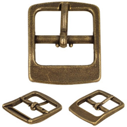 Klamerka Sprzączka do Paska 16mm szlufka 5szt St.Złoto