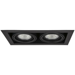Azzardo Prostokątna lampa podtynkowa Nova AZ2875 do jadalni