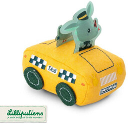 Miękkie auto ambulans z napędem pull-back Smok Joe