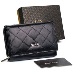 Portfel skórzany Rovicky [DH] R-RD-02-GCL-Q czarny
