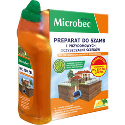 Preparat Do Szamb Microbec Ultra 1Kg + Żel