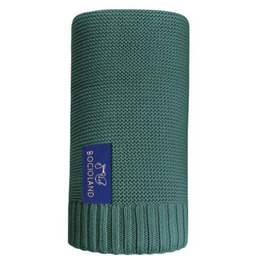 BOCIOLAND Kocyk bambusowy Paris 80x100cm butelkowa zieleń