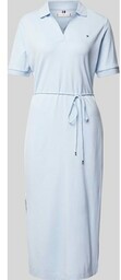 Sukienka polo z wiązanym paskiem model ‘LYLL POLO’