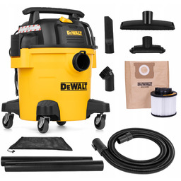 Dewalt Profesjonalny Odkurzacz Przemysłowy Warsztatowy Na Sucho/mokro 20L