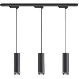 Milagro Potrójna zwisająca lampa szynowa Pipe Ring Track