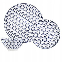 Zastawa stołowa Navia kwiatki serwis obiadowy 12el.