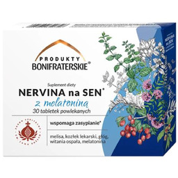 Produkty Bonifraterskie Nervina na Sen z melatoniną, 30