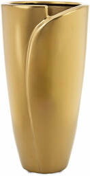 Wazon ceramiczny nowoczesny złoty 36x19x19 168091