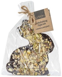Czekolada Ciemna Zajączek Miód i Pistacje Łysoń 85g
