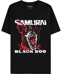 DIFUZED Koszulka Cyberpunk 2077 - Black Dog Samurai